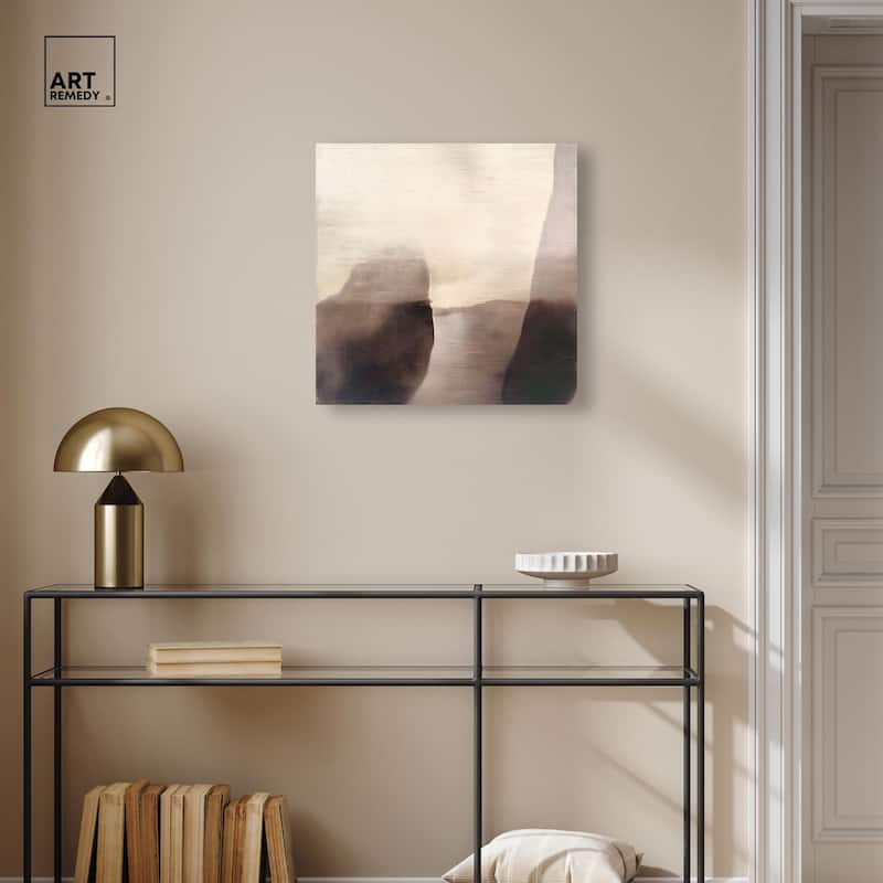 Pale Taupe II Canvas by Art Remedy, Gallery Wrapped