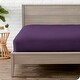 preview thumbnail 13 of 47, Deep Pocket Soft Microfiber Fitted Sheet Wrinkle Resistant - Twin, Queen, King, XL & More Queen - Plum