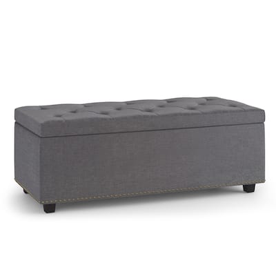 Lift Top Rectangular Storage Ottoman