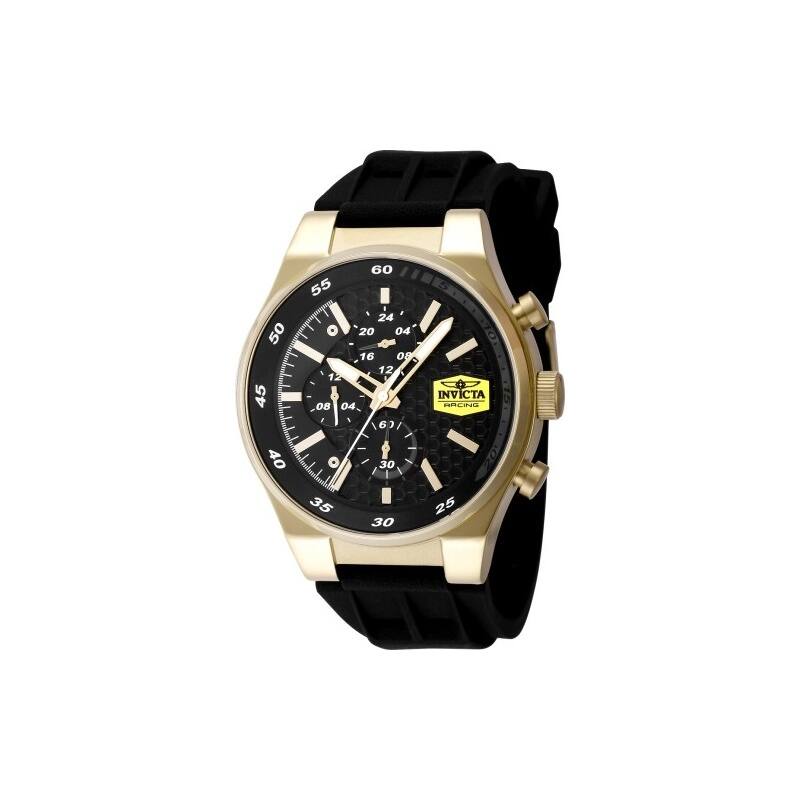 Invicta Men's 48875 Invicta Racing Quartz Chronograph Black Dial Watch