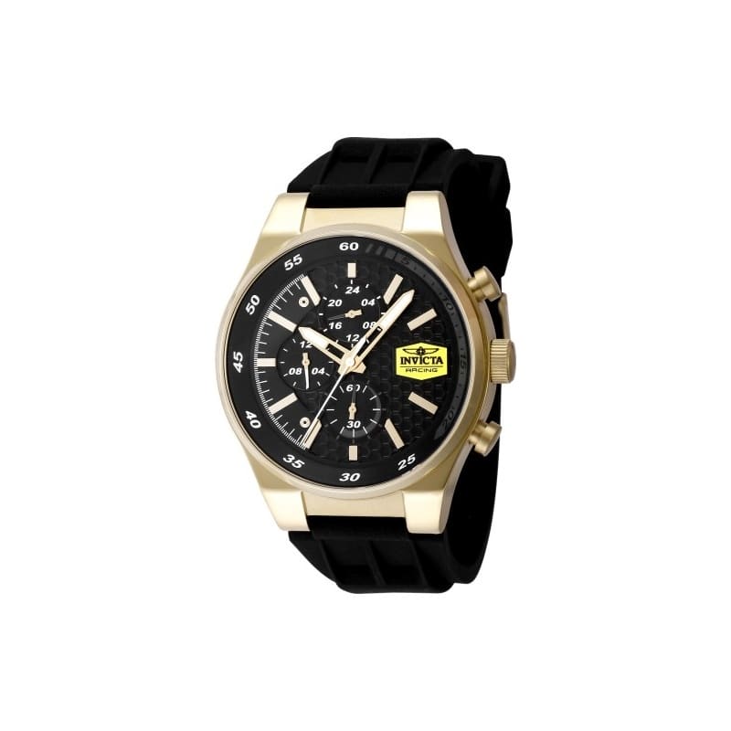 Invicta Men's 48875 Invicta Racing Quartz Chronograph Black Dial Watch
