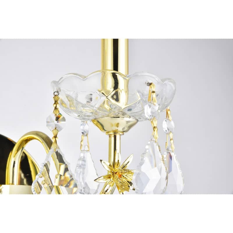 Fleur Illumination 2 light Gold Wall Sconce