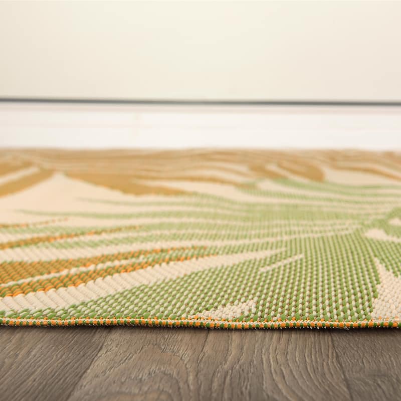 Floral Reversible Plastic Outdoor Rugs