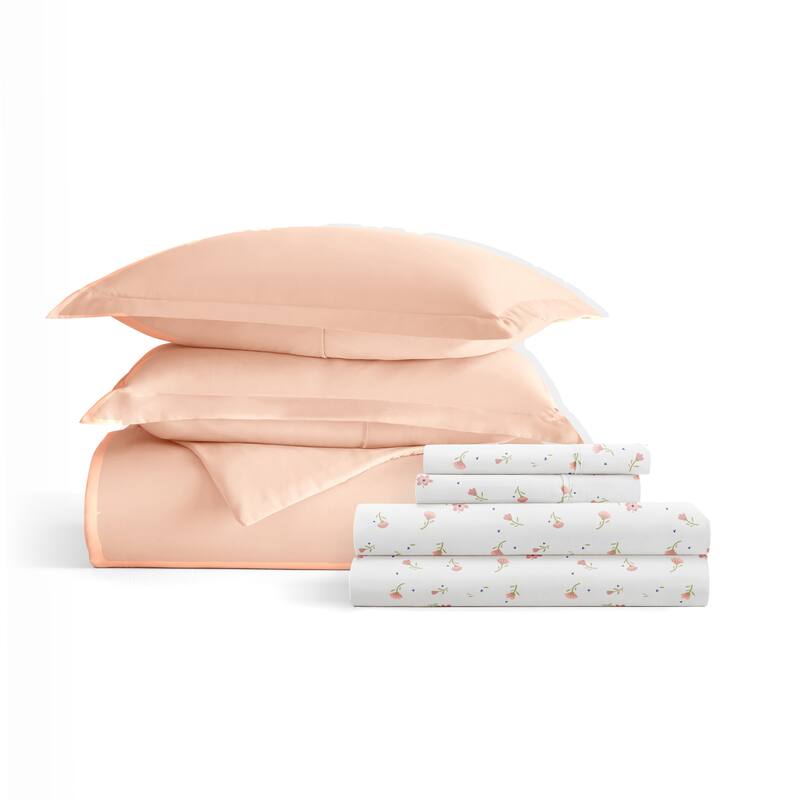 8pc Solid Duvet Bundle