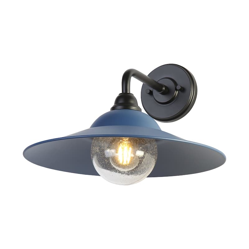 Golden Lighting 5096-OWL15 MBL Croma 12" Tall Outdoor Wall Sconce