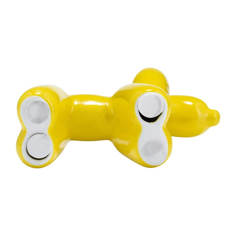 Sagebrook Home Ceramic Balloon Dog Figurine - Modern Decorative Accent Sculpture