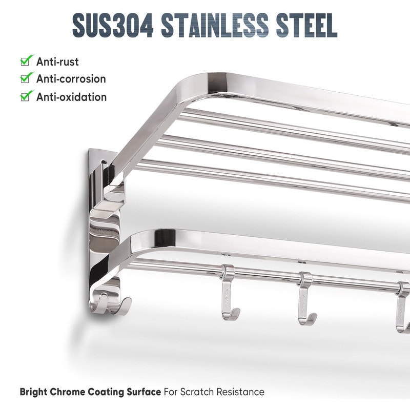 Sliding best sale towel rack