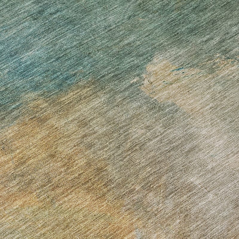 Machine Washable Indoor/ Outdoor Ombre Solid Chantille Rug