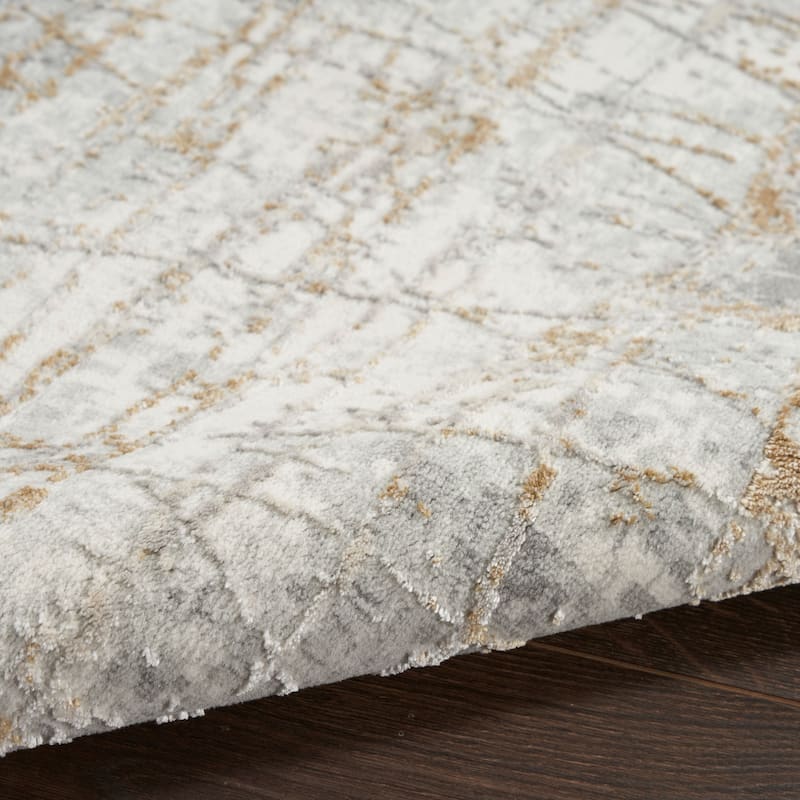 Nourison Home Texture Indoor only Cream / Ivory Abstract Area Rug
