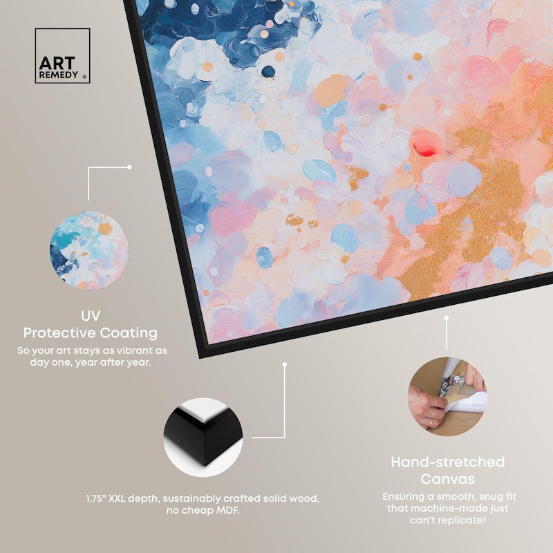 Vibrant Vortex Canvas by Art Remedy