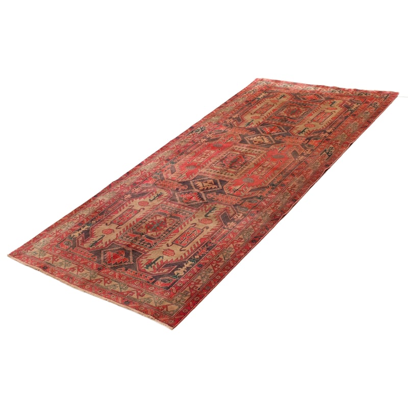 ECARPETGALLERY Hand-knotted Konya Anatolian Light Red Wool Rug - 4' 8" x 10'
