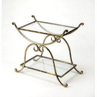 Butler Desdemona Gold Serving Table - Bed Bath & Beyond - 18029879