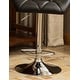 preview thumbnail 55 of 54, Roundhill Furniture Glasgow Height-adjustable Tufted Faux Leather Bar Stools (Set of 2)