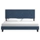 preview thumbnail 20 of 47, Dartington Velvet Fabric Platform Bed by iNSPIRE Q Modern