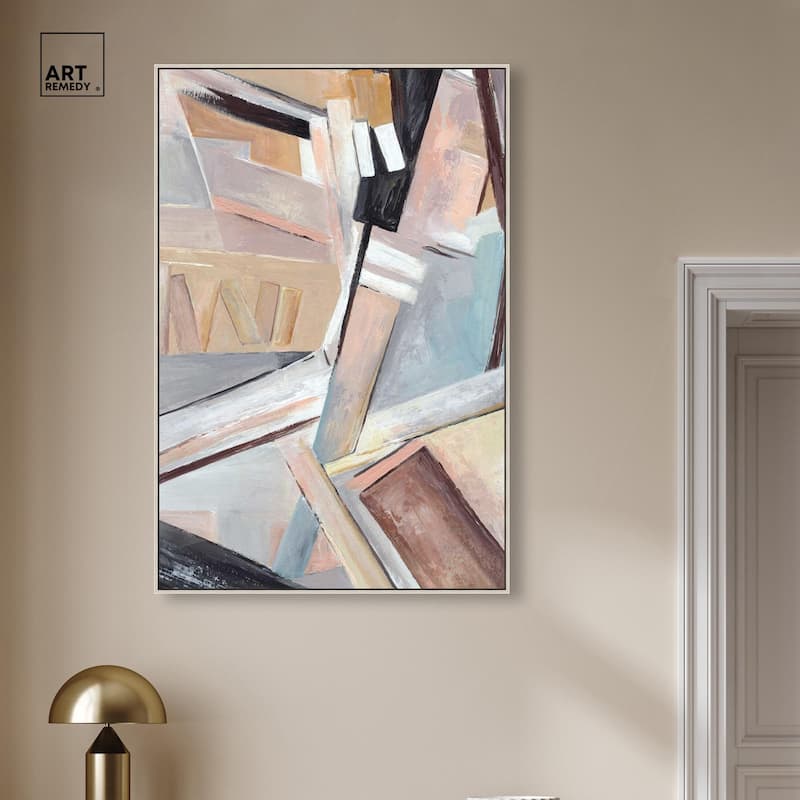 Balancing Lines II Canvas by Art Remedy