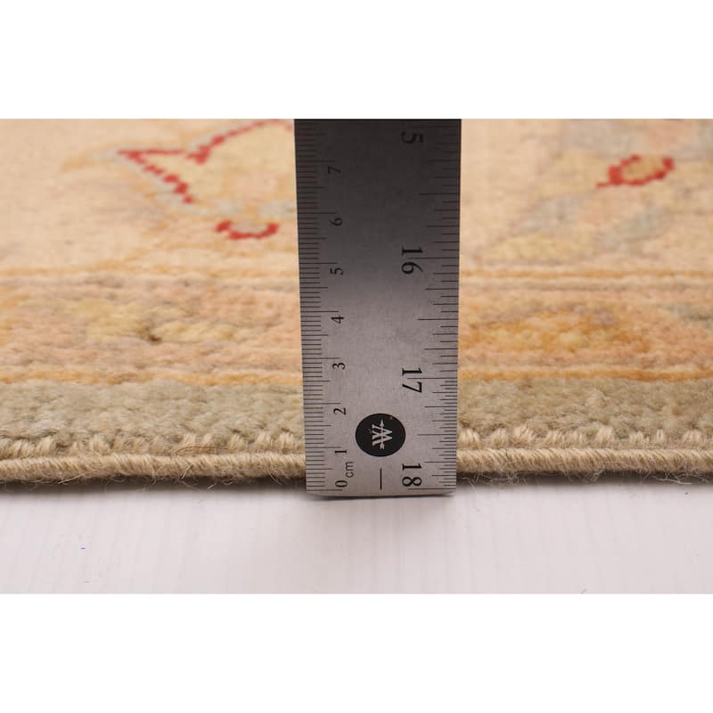 ECARPETGALLERY Hand-knotted Peshawar Oushak Grey Wool Rug - 6'0 x 9'2