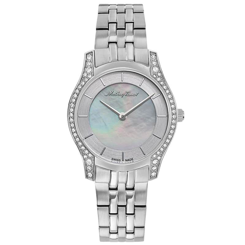 Mathey Tissot Women's Tacy Mother of Pearl Dial Watch - D949AQI - Mother of Pearl - 6 (36)
