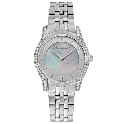 Mathey Tissot Women's Tacy Mother of Pearl Dial Watch - D949AQI - Mother of Pearl - 6 (36)