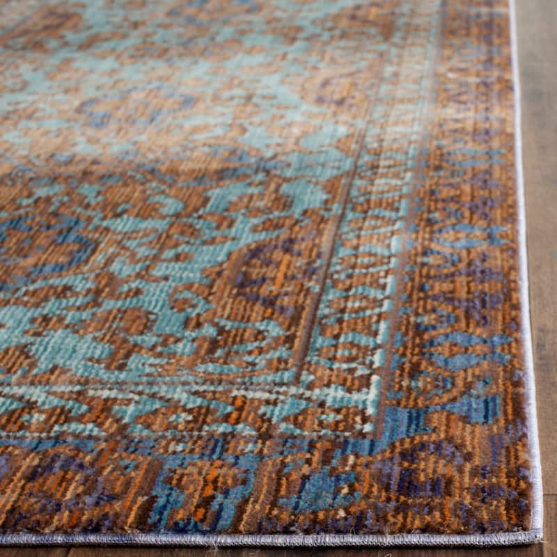 SAFAVIEH Valencia Kanika Distressed Vintage Boho Oriental Polyester Rug