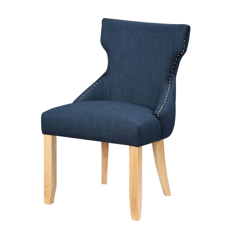 Gaji Contemporary Wood Tufted Wingback 2-Piece Side Chairs by Furniture of America