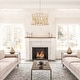 preview thumbnail 8 of 20, 6-light Modern Boho Hand-wrapped Woven Chandelier Natural Ivory Rope Fabric Drum Pendant Light