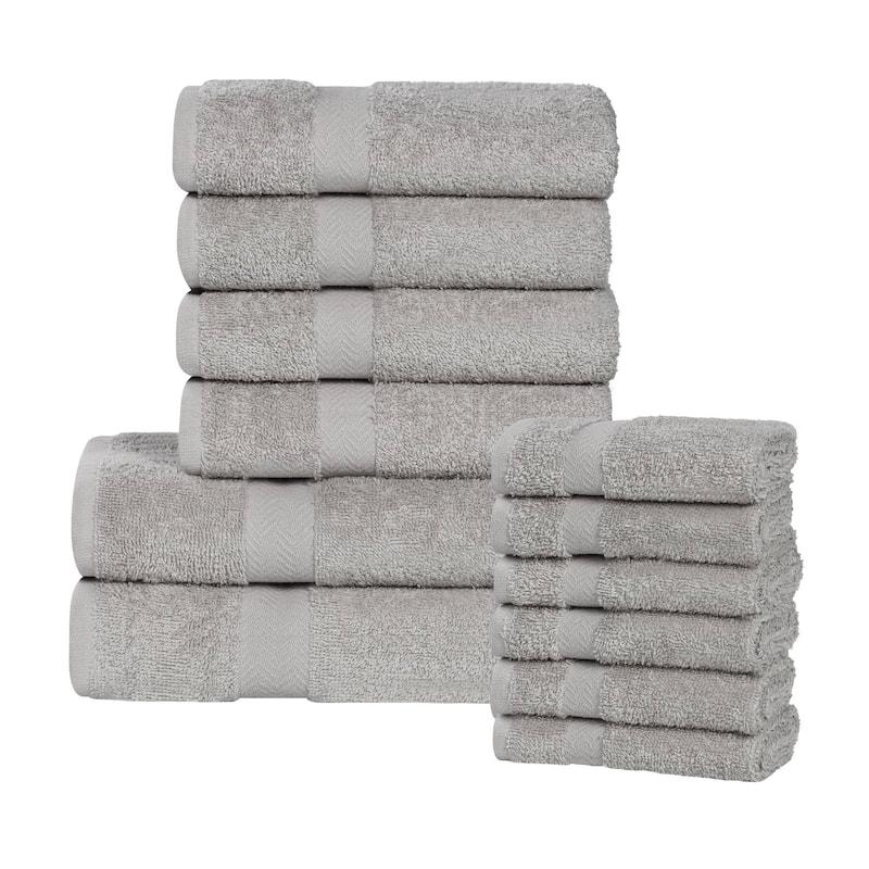 Superior Franklin Cotton Lightweight 12-Piece Assorted Towel Set