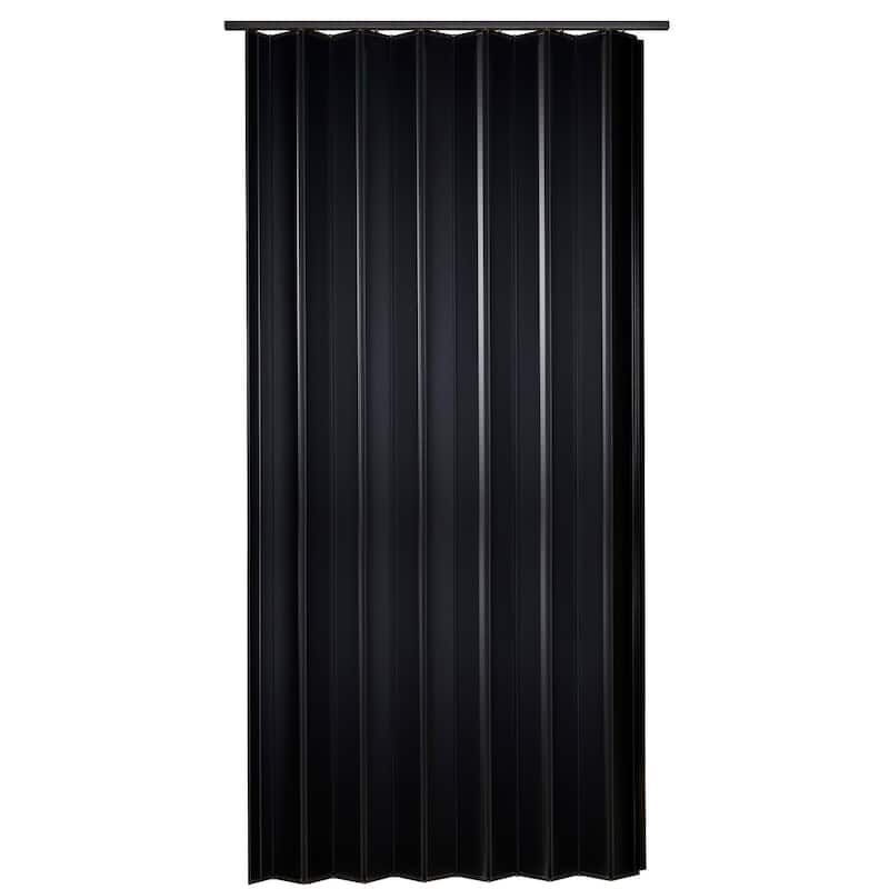 Spectrum Woodshire Black MDF 48-inch x 96-inch Folding Door