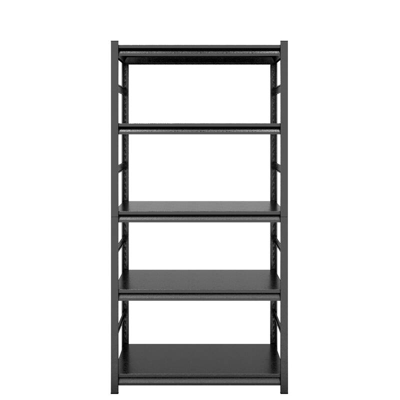 Heavy Duty 5-Shelf Metal Shelving Units, Adjustable Height Storage Rack for Kitchen Garage