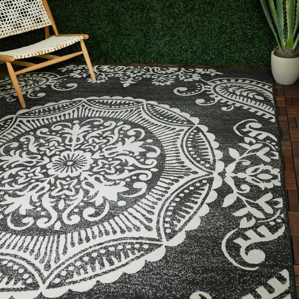 Armitage Medallion Indoor/Outdoor Area Rug