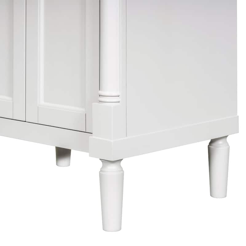 24'' Freestanding Bathroom Vanity Set with Shelf - 24" x 34" in.