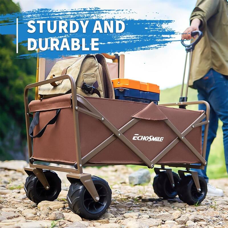4 Folding Campers,Big Large Capacity Folding Cart Wagon Cart