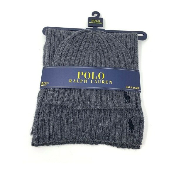 ralph lauren hat and scarf set