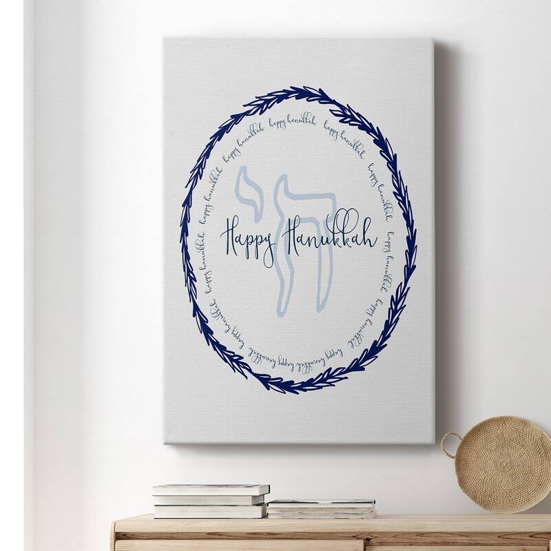 Hanukkah Go Round Premium Gallery Wrapped Canvas - Ready to Hang