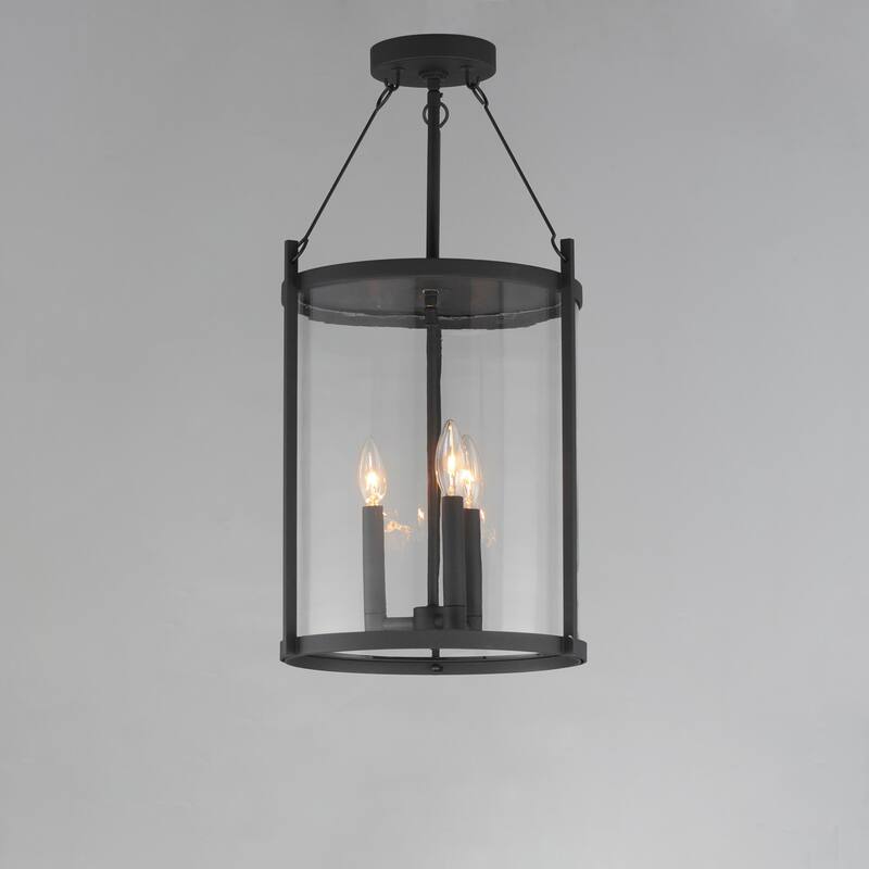 Maxim 30069 Belfry 3 Light 13" Wide Semi-flush Outdoor Ceiling Fixture