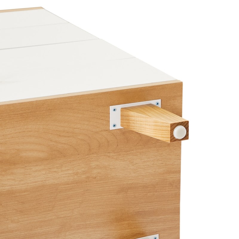 Modern Wood 6 Drawer Dresser Bedroom Storage Drawer Organizer Closet