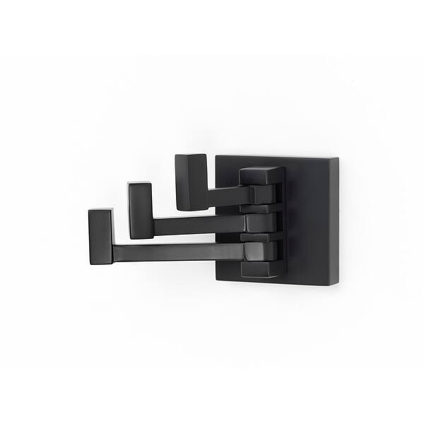 slide 2 of 4, Alno Contemporary II Triple Pivoting Bathroom Towel / Robe Hook Bronze