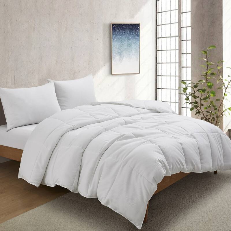 Embossed All Season Down Alternative Comforter