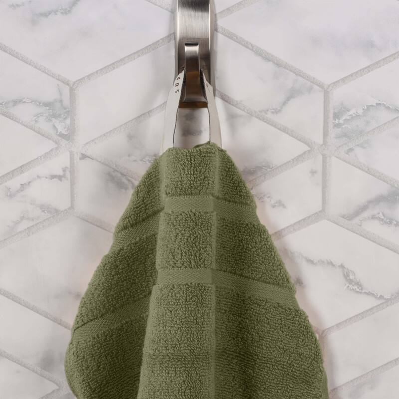 Superior Napa Zero Twist Cotton Waffle 3 Piece Bathroom Towel Set