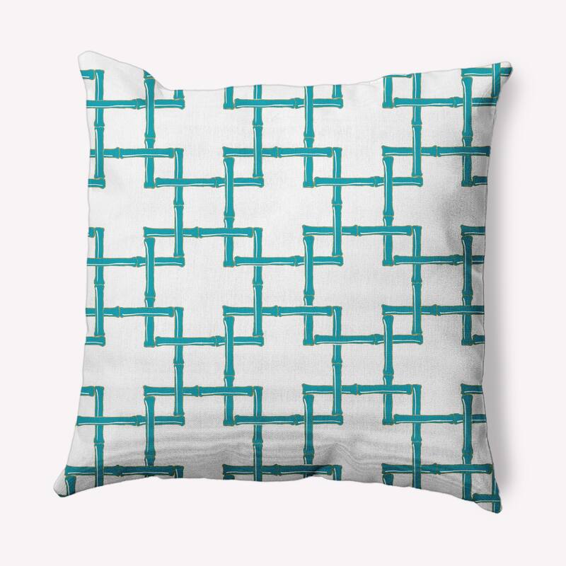 Bamboo Indoor/Outdoor Throw Pillow - Explorer Blue - 18" x 18"