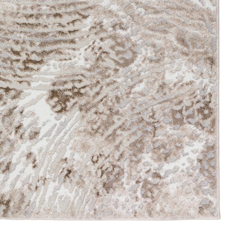 Ansley Vintage Tan Modern Abstract Rug