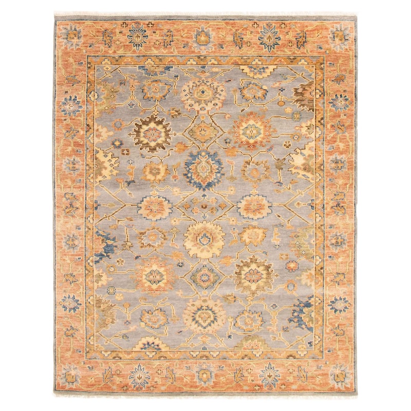 ECARPETGALLERY Hand-knotted Jules Serapi Grey Wool Rug - 8'0 x 10'0 - Grey - 8'0 x 10'0