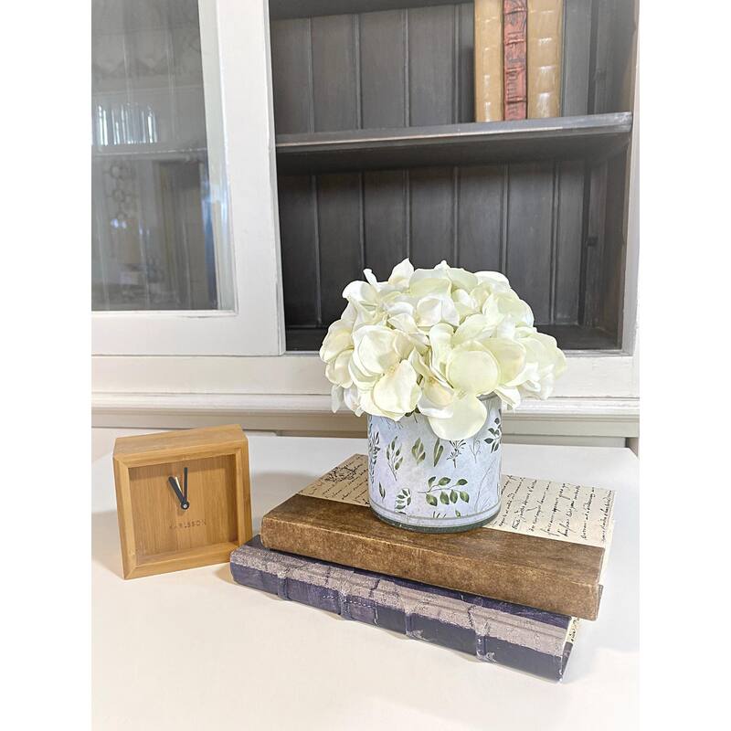 Hydrangea Arrangement in a Glass Vase