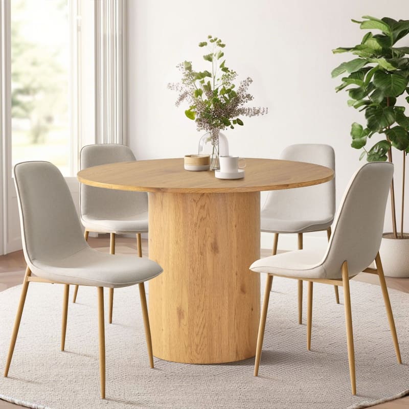 5-Piece Round Dining Table Sets