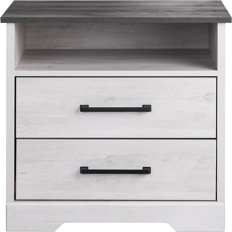 Nightstand with 2 Drawers