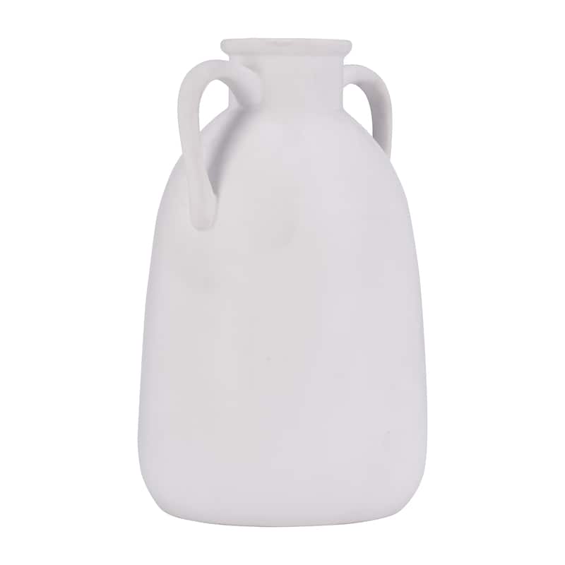 Sagebrook Home Neutral Contemporary Vase with Handles