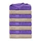 preview thumbnail 29 of 28, Luxurious Cotton 600 GSM Highly Absorbent Bath Towels by Ample Decor - Pack of 8 Beige - Purple