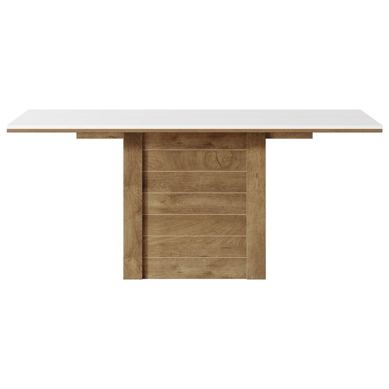 Conference Table for 6-8 People, 4.59 ft Meeting Table, Seminar Table for Office Conference Room, Training, Seminar