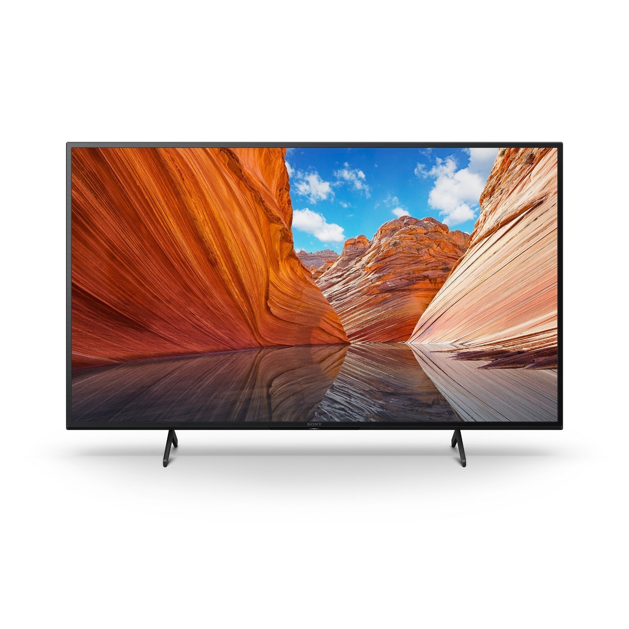 Sony KD43X80J BRAVIA 43-Inch 4K Ultra HD HDR LED Smart TV Bundle - Black