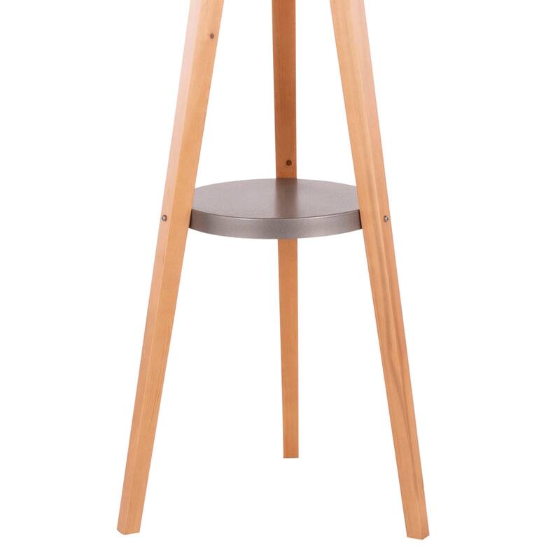 Carson Carrington Compass Tripod Floor Lamp with Shelf