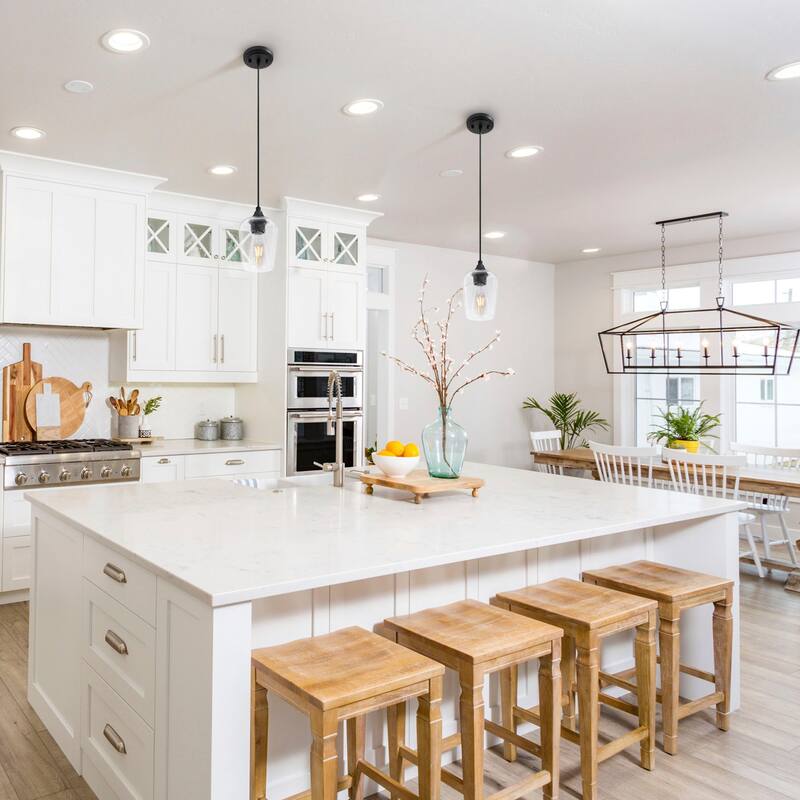 CO-Z 1-light Glass Pendant Light with Adjustable Cord